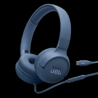 JBL Tune 520C JBLT520CBLU Wired Headphone with Mic (USB Type-C Connector, On Ear, Blue)