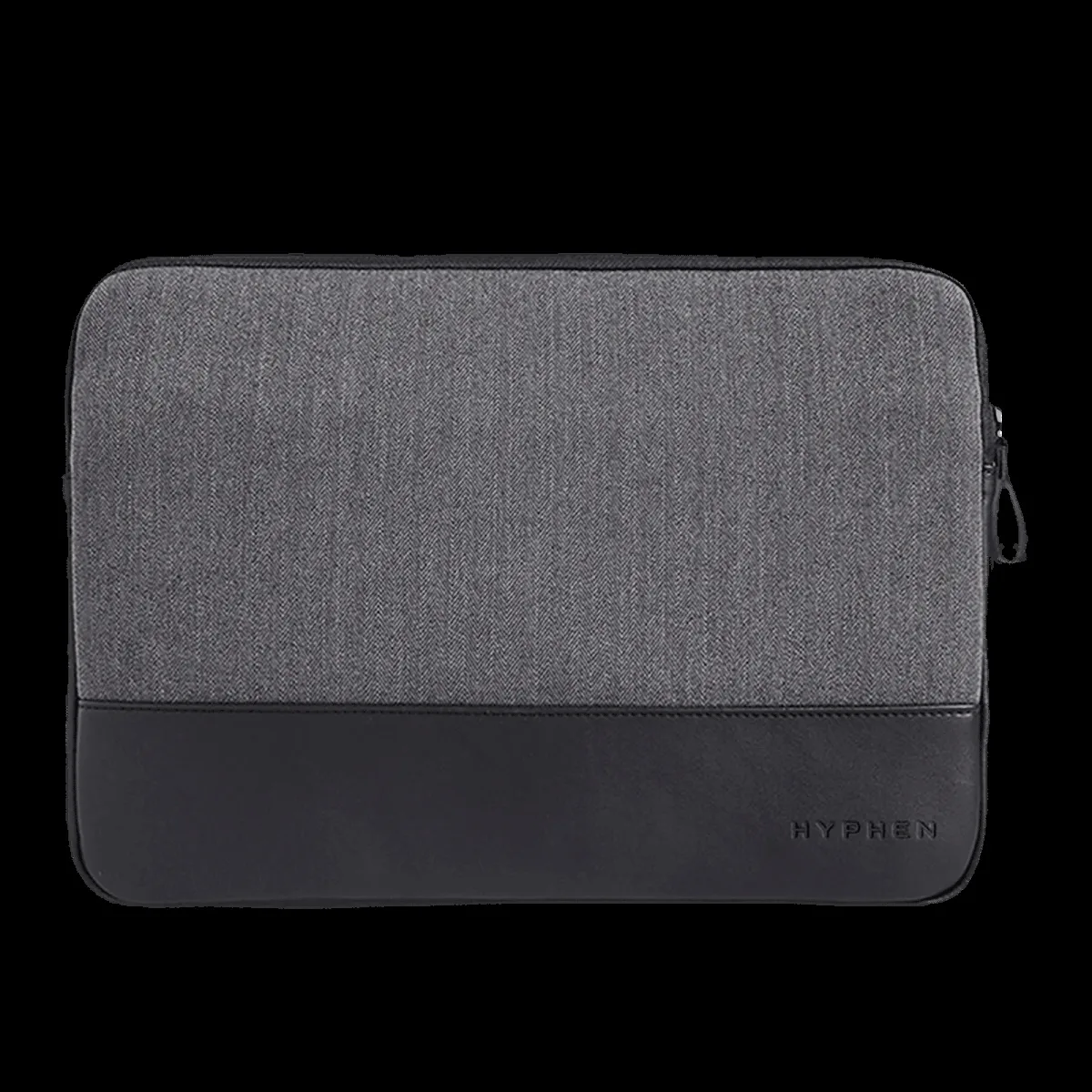 HYPHEN ESSE 301 Fabric, Polyester Laptop Sleeve for 13.3 Inch Laptop (Stylish Design with Carry Strap, Black)