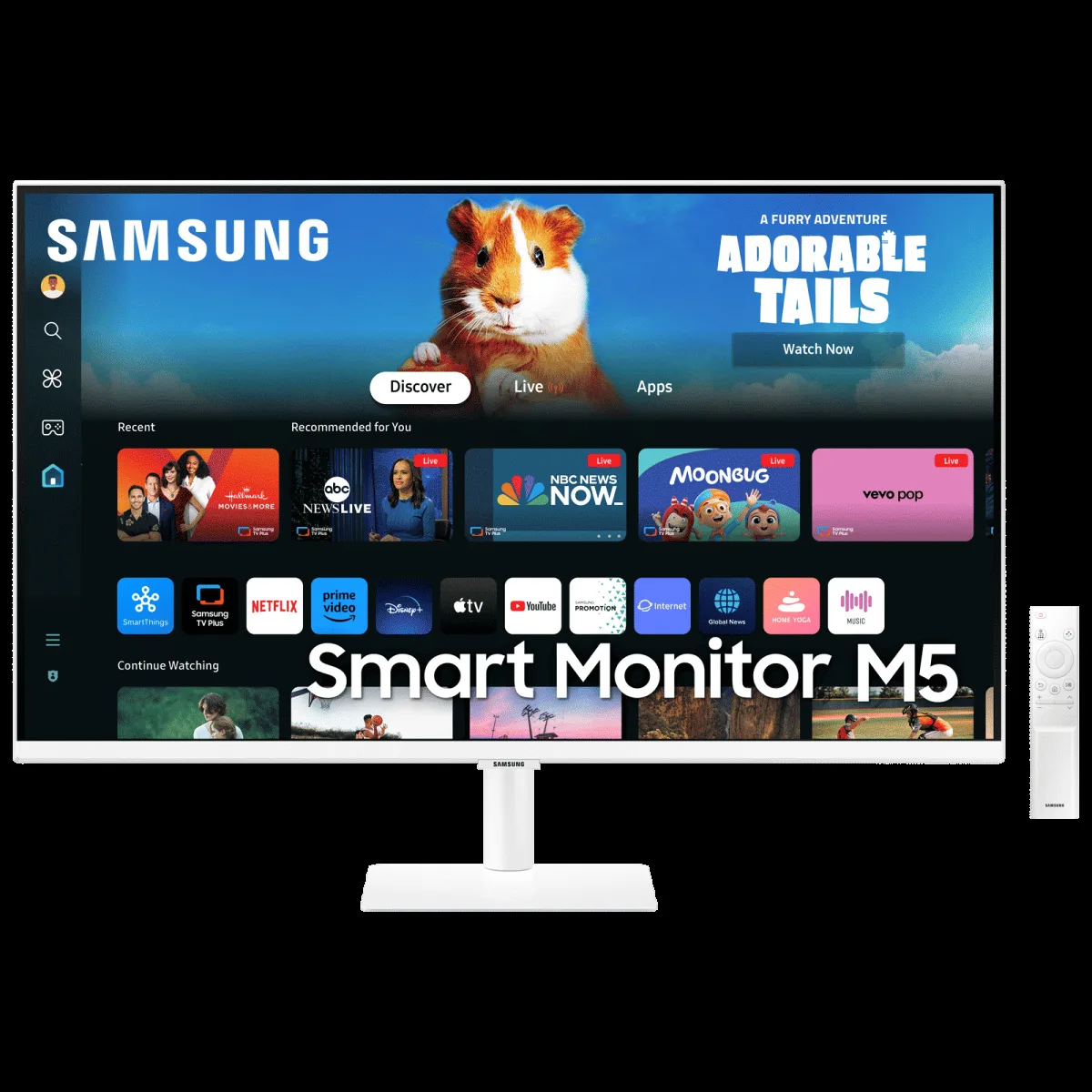 SAMSUNG Smart M5D 68.58 cm (27 inch) Full HD VA Panel IPS Monitor with 10W Inbuilt Speakers