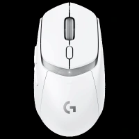 logitech G309 Lightspeed Rechargeable Wireless Optical Mouse with Hybrid Mechanical Switches (25600 DPI Adjustable, Hero 25K Sensor, White)