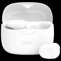 JBL Tune Buds JBLTBUDSWHT TWS Earbuds with Active Noise Cancellation (IP54 Water Resistance, Pure Bass Sound, White)