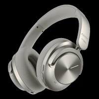 noise Master Buds Max Bluetooth Headphone with Mic (Adaptive Active Noise Cancellation, Over Ear, Titanium)