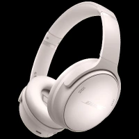 BOSE QuietComfort Bluetooth Headphone with Mic (Upto 24 Hours Playback, Over Ear, White Smoke)