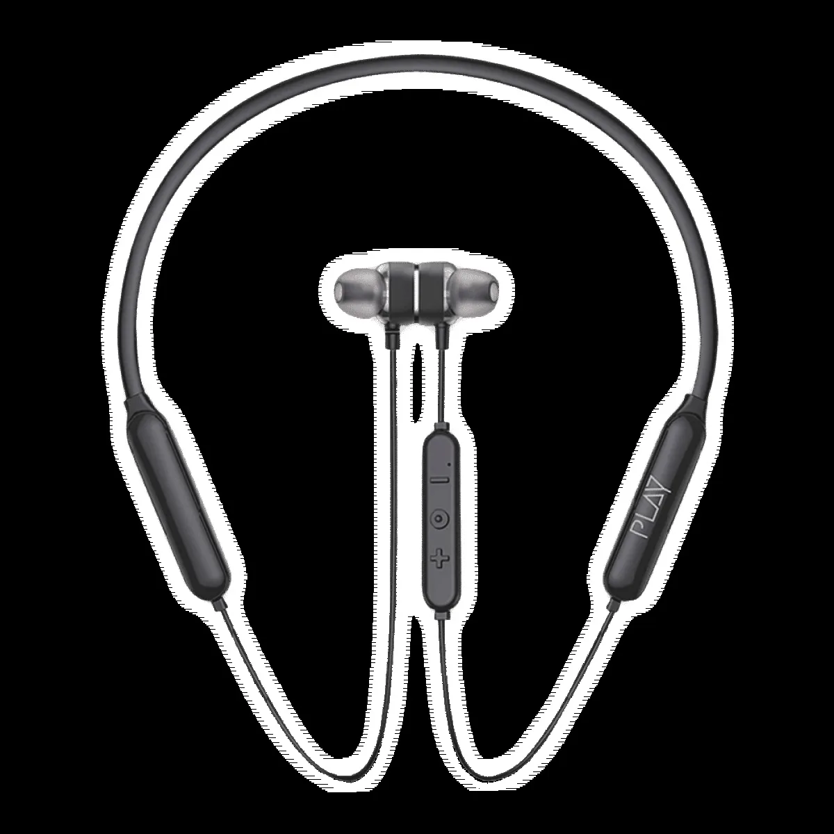 World Of PLAY PLAYGO N23 Neckband (IPX5 Sweatproof, 20 Hours Playback, Galaxy Black)