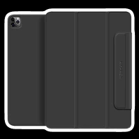 Hyphen VERSO Polyurethane Folio Case for Apple iPad Pro 12.9 Inch (3rd, 4th & 5th Gen) (Built-in Magnet, Black)