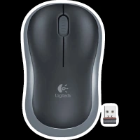 logitech M185 2.4GHz Wireless Smooth Optical Tracking Mouse (1000 DPI, Plug & Play, Grey)
