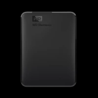 WD Elements 2TB USB Type-A (3.0, 3.2) Portable Hard Disk Drive (Effortless Expandability, Black)