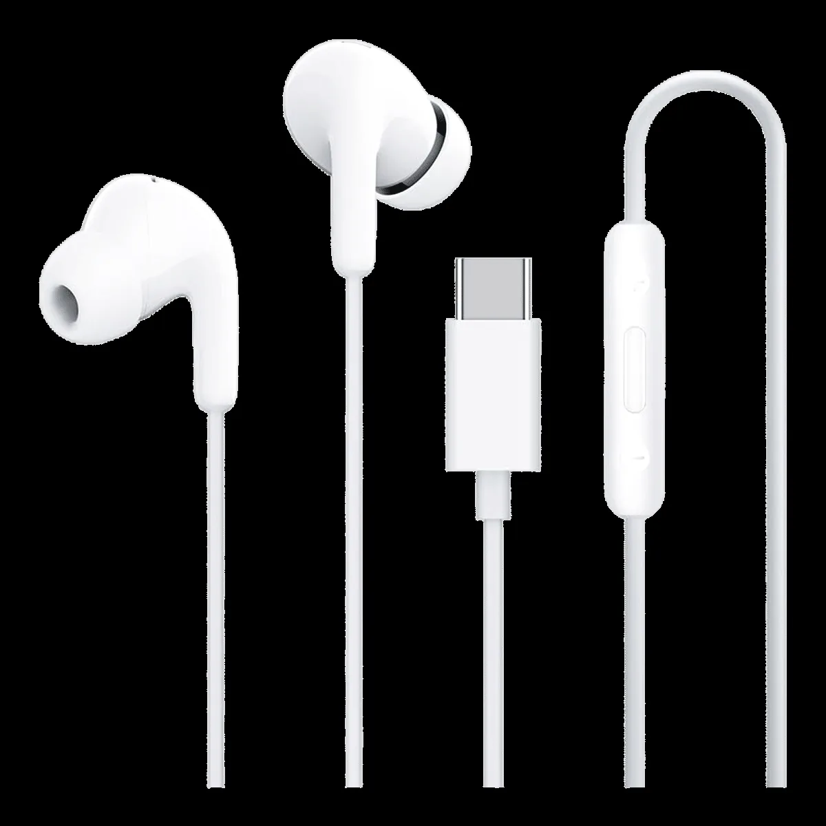 Xiaomi BHR8929IN Wired Earphone with Mic (USB Type-C Connector, In Ear, White)