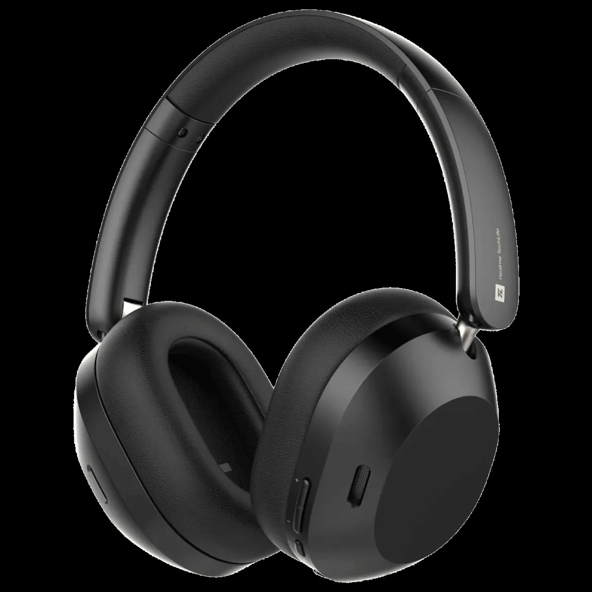 realme TechLife Studio H1 Bluetooth Headphone with Mic (Active Noise Cancellation, Google Fast Pair, Black)