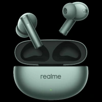 realme Buds Air 6 RMA2402 TWS Earbuds with Active Noise Cancellation (IP55 Water Resistant, Fast Charging, Forest Green)