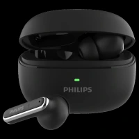 PHILIPS 1000 Series TWS Earbuds with Active Noise Cancellation (13mm Driver, Deep Black)