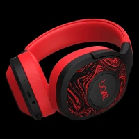 boAt Rockerz 550 Bluetooth Headset with Mic (Dual Connectivity, Over Ear, Red)