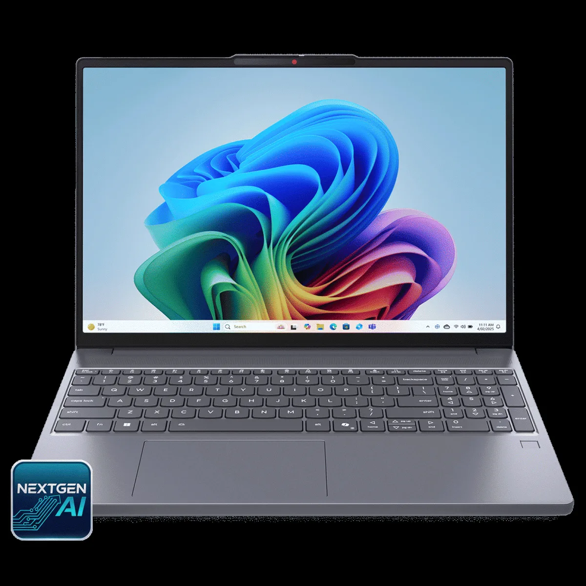 Lenovo IdeaPad Slim 3 15Q8X10 Qualcomm Snapdragon X Thin & Light Laptop (16GB, 512GB SSD, Windows 11 Home, 15.3 inch WUXGA IPS Display, MS Office Home 2024, Luna Grey, 1.55 KG)