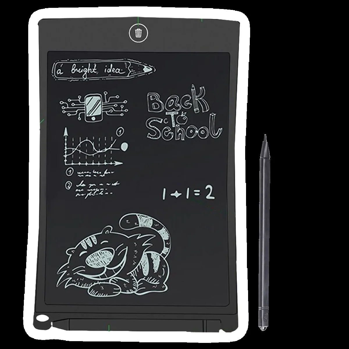 PORTRONICS RuffPad eWriter Tablet (8.5 Inch, Black)