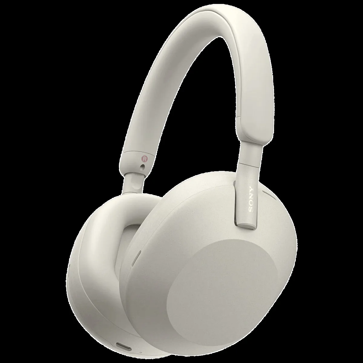 SONY WH-1000XM5 Bluetooth Headphone with Mic (Auto Noise Cancelling Optimizer, Over Ear, Silver)