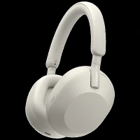 SONY WH-1000XM5 Bluetooth Headphone with Mic (Auto Noise Cancelling Optimizer, Over Ear, Silver)
