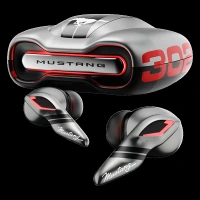 GOBOULT Mustang Torq FGTW196SVR TWS Earbuds with Environmental Noise Cancellation (IPX5 Water Resistant, Fast Charging, Silver)
