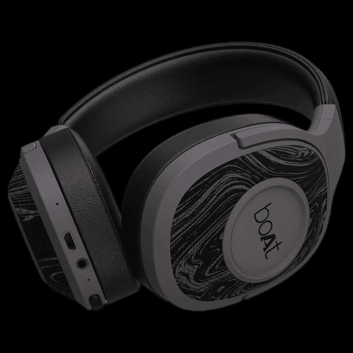 boAt Rockerz 550 Bluetooth Headphone without Mic (Dual Connectivity, Over Ear, Black)