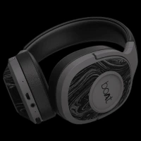 boAt Rockerz 550 Bluetooth Headphone without Mic (Dual Connectivity, Over Ear, Black)