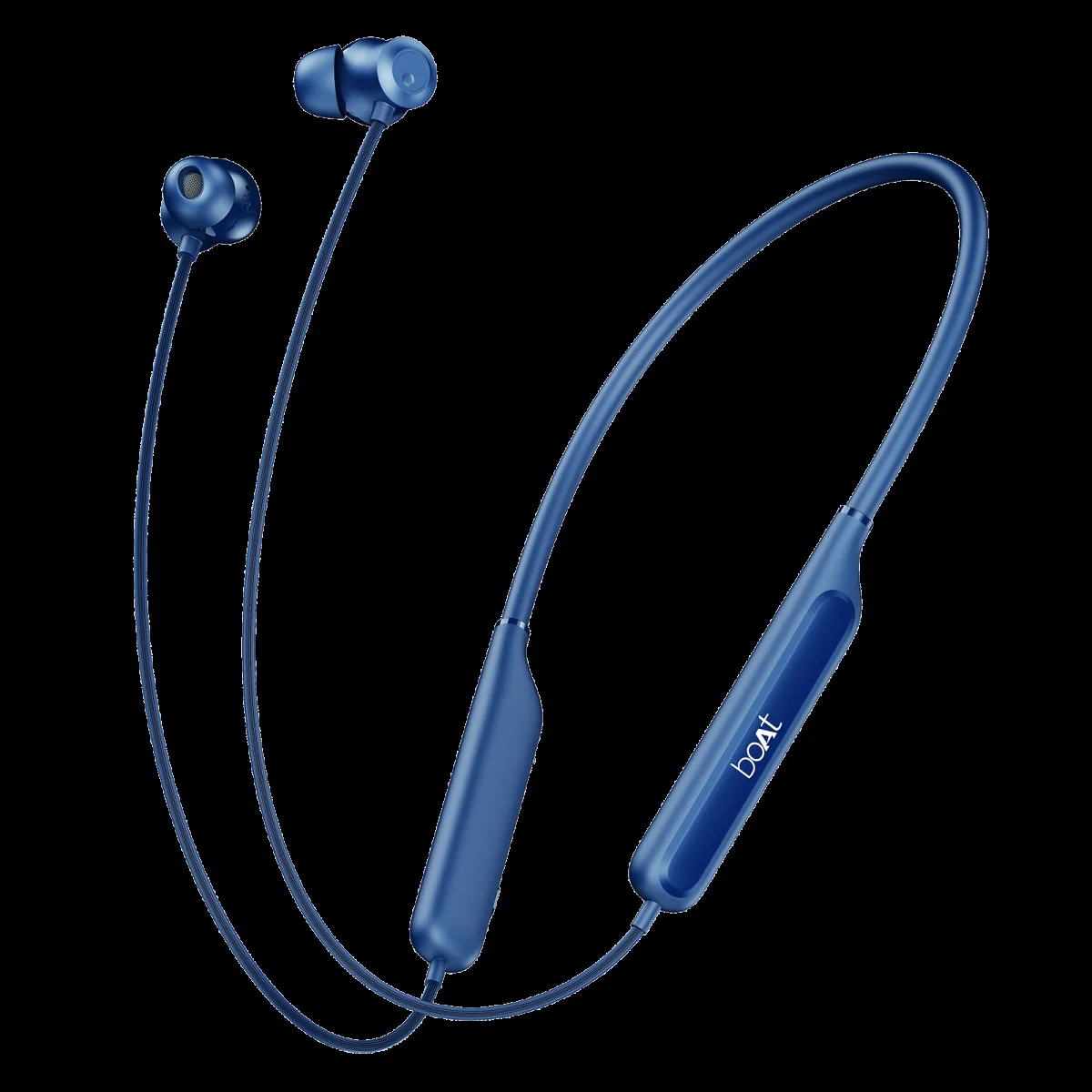 boAt Rockerz 210 Neckband with Active Noise Cancellation (IPX4 Water Resistant, Cinematic Spatial Audio, Cosmic Blue)