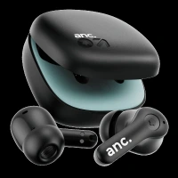 GOBOULT Klarity 4 FGTW245BLK TWS Earbuds with Active Noise Cancellation (IPX5 Water Resistant, Fast Charging, Black)