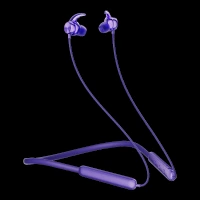 Itel N35 PRO IEB-35 Neckband (IPX5 Water Resistant, 10mm Bass Boost Driver, Purple)
