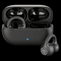 JLAB Flex Open TWS Earbuds with Active Noise Cancellation (IPX4 Splashproof, Google Fast Pair, Black)