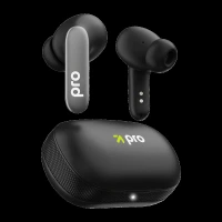 GOBOULT K60 TWS Earbuds with Environmental Noise Cancellation (IPX5 Water Resistant, Fast Charging, Black)