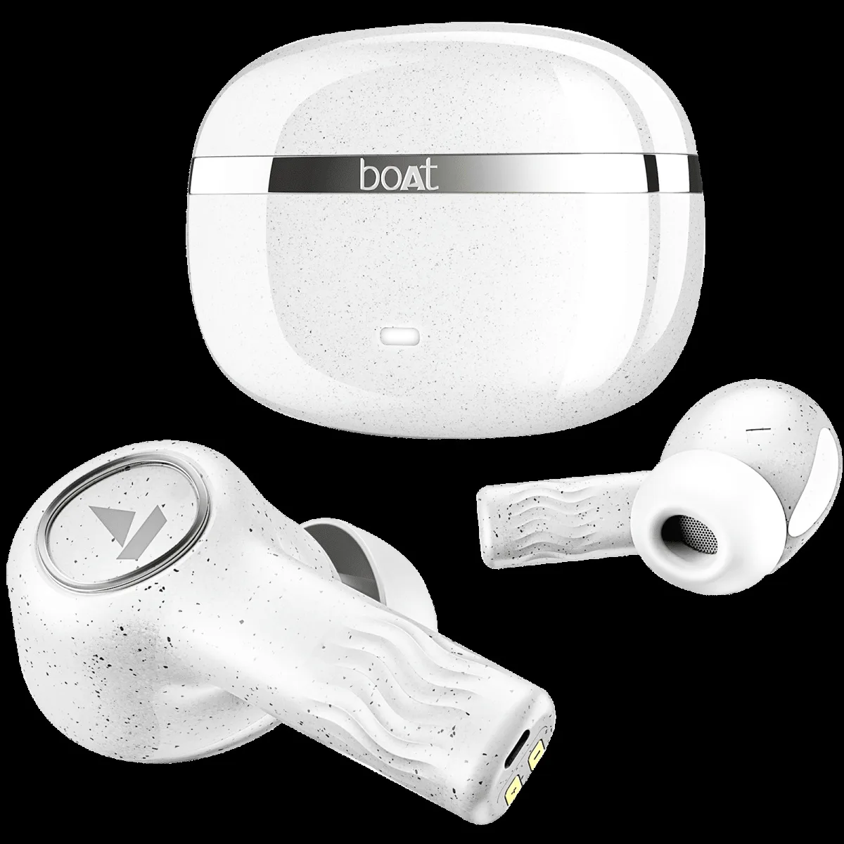 boAt Nirvana Ion TWS Earbuds with Active Noise Cancellation (IPX4 Sweat Resistant, ASAP Charge, Ivory White)
