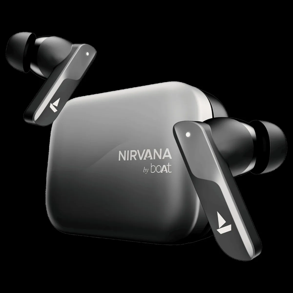 boAt Nirvana X TWS Earbuds with AI Noise Cancellation (IPX5 Water Resistant, Fast Charge, Cosmic Onyx)