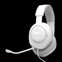 JBL Quantum 100M2 Wired Gaming Headset (Detachable Microphone, Over Ear, White)