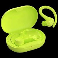 JLAB Go Air Sport TWS Earbuds with Active Noise Cancellation (IP55 Water Resistant, C3 Clear Calling, Yellow)