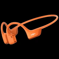 SHOKZ OpenRun Pro 2 Bone Conduction Bluetooth Headphone with Active Noise Cancellation (IP55 Water Resistant, Quick Charge, Orange)