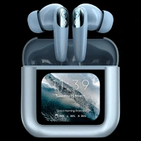 noise View Buds AUDHDPHNVIEWBUDBLU TWS Earbuds with Active Noise Cancellation (IPX4 Water Resistant, In-Built EQ Modes, Metallic Blue)