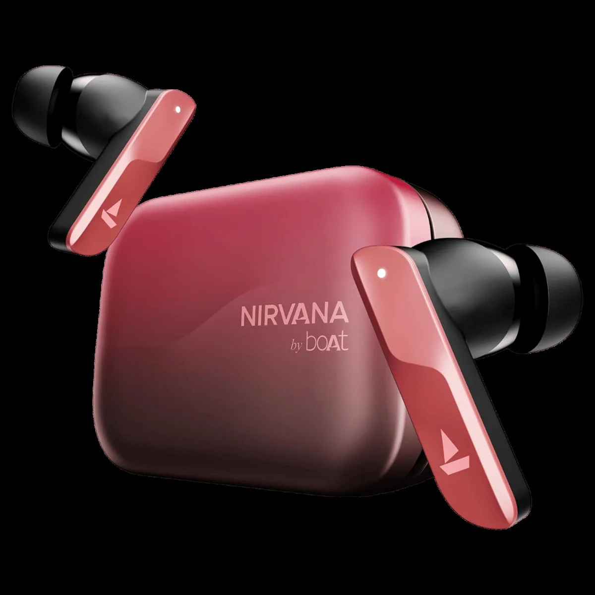 boAt Nirvana X TWS Earbuds with AI Noise Cancellation (IPX5 Water Resistant, Fast Charge, Galactic Red)