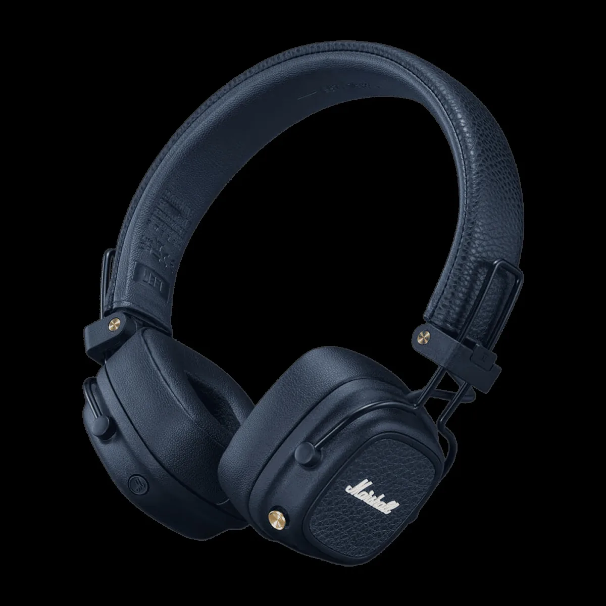 Marshall Major V Bluetooth Headphone with Mic (100 Hours Playtime, On Ear, Midnight Blue)