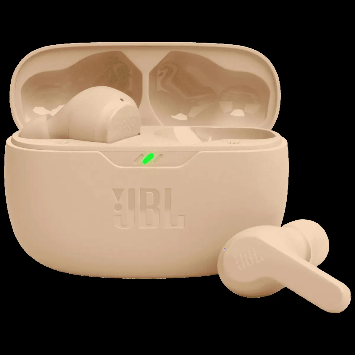 JBL Wave Beam JBLWBEAMBEG TWS Earbuds (IP54 Water Resistant, Deep Bass Sound, Beige)