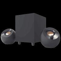 Creative Pebble Plus 16W Multimedia Speaker (45 Degree Elevated Drivers, 2.1 Channel, Black)
