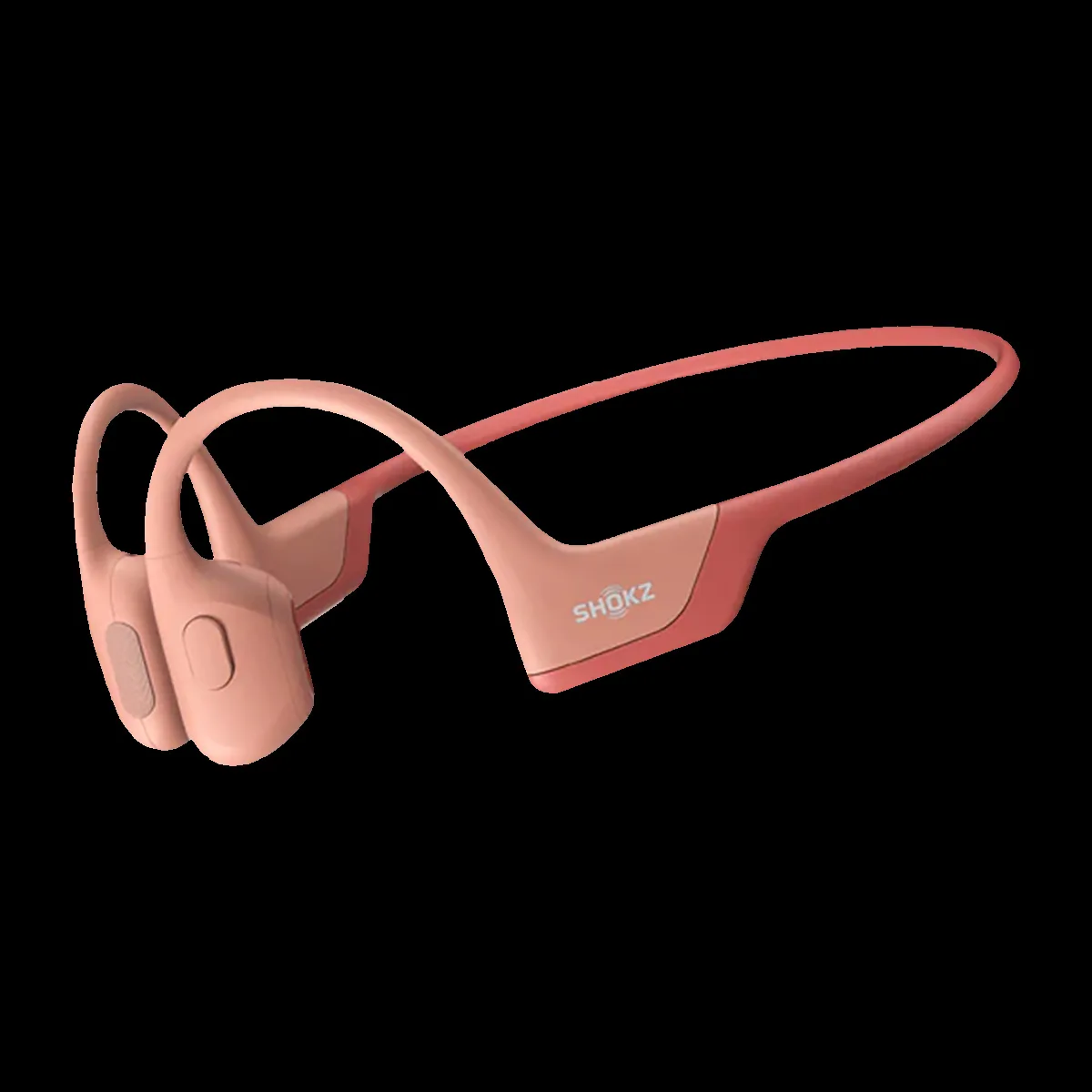SHOKZ OpenRun Pro Bone Conduction Bluetooth Headphone with Noise Isolation (IP55 Water Resistant, Premium Sound, Pink)