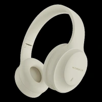 Hammer Bash Plus Bluetooth Head with Mic (Environmental Noise Cancellation, Over Ear, Beige)