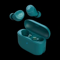 JLAB Go Air Pop IEUEBGAIRPOPRTEL12 TWS Earbuds (IPX4 Sweat & Water Resistant, 32 Hours Playback, Teal)