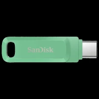SanDisk Ultra Dual Drive Go 64GB USB Type A (3.2), USB Type C (3.2) OTG Pen Drive (Automatic Backup Is Just A Plug-In Away, Absinthe Green)