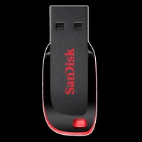 SanDisk Cruzer Blade 64GB USB (2.0) Pen Drive (High-Capacity Drive, Red)