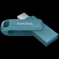 SanDisk Ultra Dual Drive Go 64GB USB Type A (3.2), USB Type C (3.2) OTG Pen Drive (Automatic Backup Is Just A Plug-In Away, Navagio Bay)