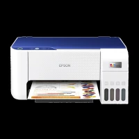 EPSON EcoTank All in One Wi-Fi Ink Tank Printer with Smart Panel App (CIS Sensor, White & Blue)