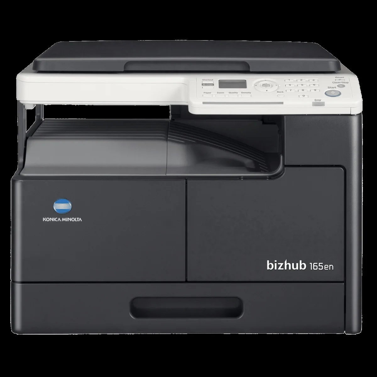 KONICA bizhub 165en Multi Function Monochrome Laser Printer with Simitri HD Toner (LED Status Display, Black)