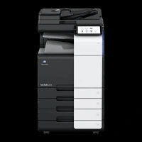 KONICA MINOLTA COLOUR Multi Function Laser Jet Printer with Authentication Attack Detection (8 GB RAM Memory, Black)