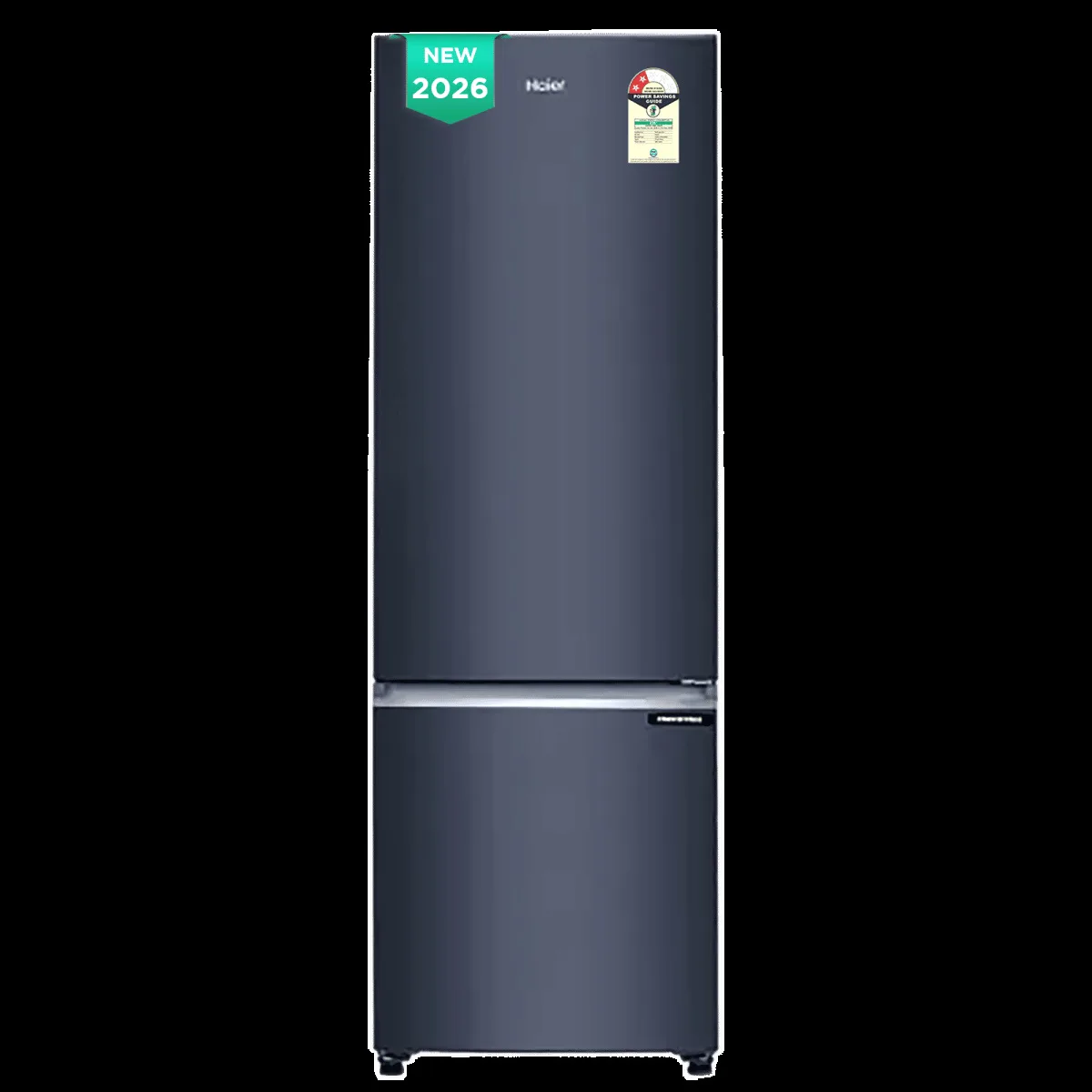 Haier 265 Litres 2 Star Frost Free Double Door Bottom Mount Convertible Refrigerator with 8-in-1 Convertible Modes (HRB-3152IBGKAP, Graphite Black) (2026 Model) (2026 Model)