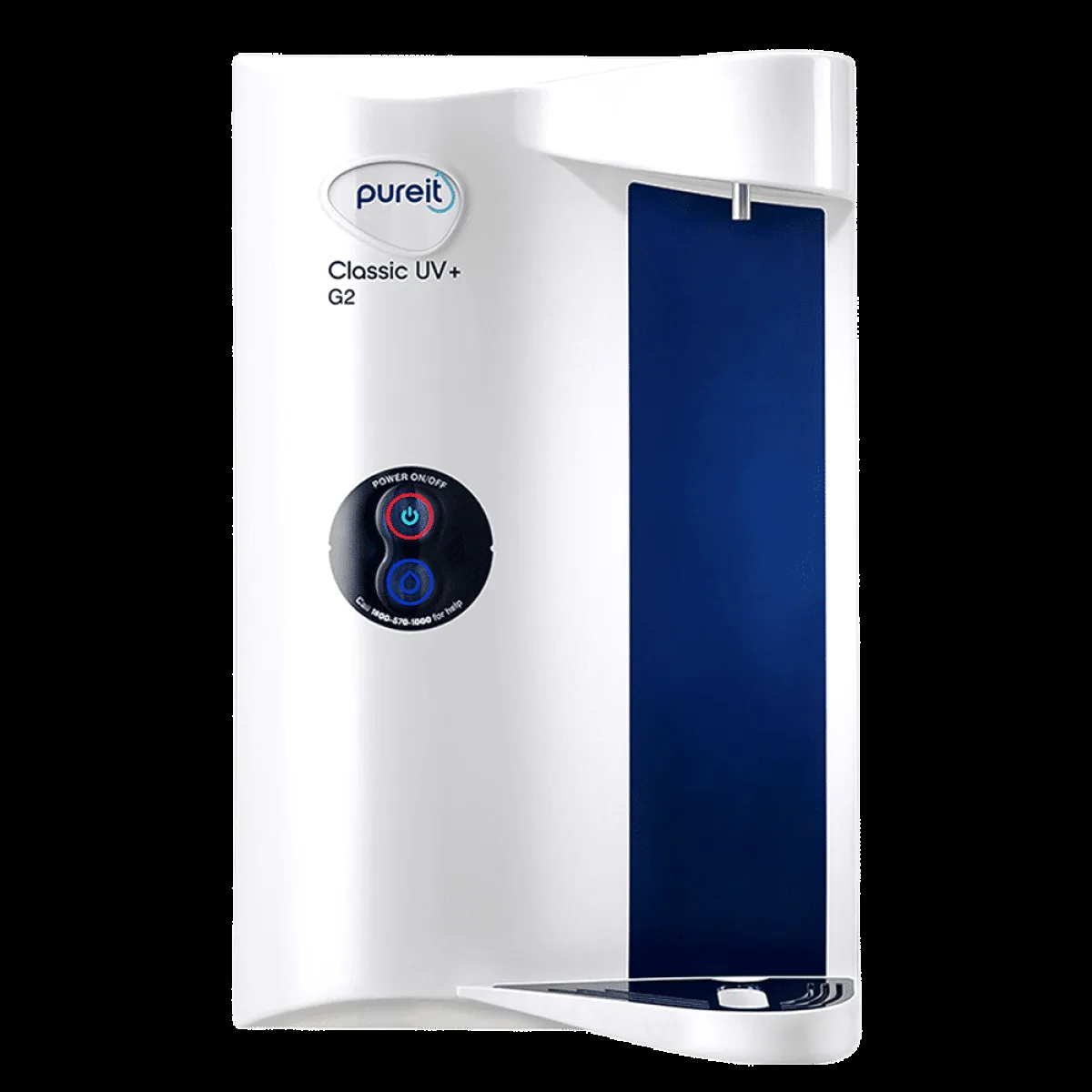 Pureit Classic UV Water Purifier with Sleek And Covered Design (White)