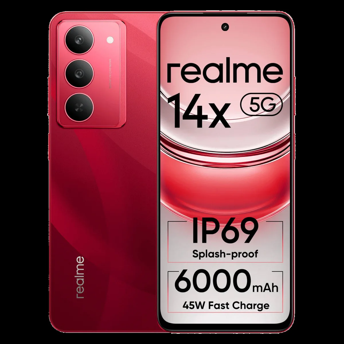 realme 14x 5G (8GB RAM, 128GB, Jewel Red)